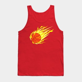 Electrifying Slam: When Basketball Meets Lightning Tank Top